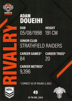 2023 NRL Traders Rivalry #49 Adam Doueihi Back